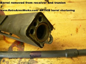 AR-180B Barrel Removed